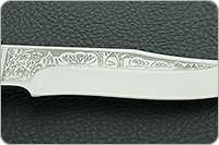 Нож Клычок-1 граб - черное дерево, 100х13м, алюминий : фото 9