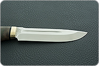 Нож Селигер стабилизированная карельская береза, 95х18, латунь : фото 8