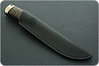 Нож Селигер стабилизированная карельская береза, 95х18, латунь : фото 11