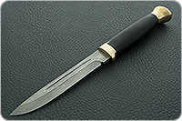 Нож Финка-3 граб - черное дерево, zdi-1016, латунь : фото 2