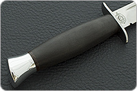 Нож Финка-2 граб - черное дерево, elmax, алюминий : фото 3