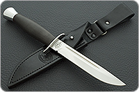 Нож Финка-2 граб - черное дерево, elmax, алюминий : фото 6