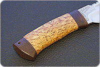 Нож Робинзон-1 карельская береза, 100х13м, текстолит : фото 3