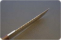 Нож Робинзон-1 карельская береза, 100х13м, текстолит : фото 5