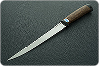 Нож Белуга орех, 100х13м, текстолит : фото 2