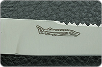 Нож Белуга орех, 100х13м, текстолит : фото 9