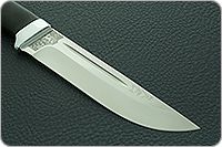 Нож Бекас (без тыльника) граб - черное дерево, aus-8, алюминий : фото 2