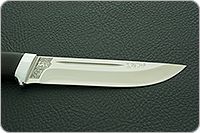 Нож Бекас (без тыльника) граб - черное дерево, aus-8, алюминий : фото 4