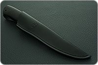 Нож Бекас (без тыльника) граб - черное дерево, aus-8, алюминий : фото 7