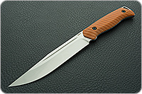 Нож Леший-Т накладки микарта, 95х18, цельнометаллический : фото 2