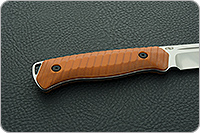 Нож Леший-Т накладки микарта, 95х18, цельнометаллический : фото 5