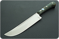 Нож Пчак-Н накладки стабилизированная карельская береза, 100х13м, цельнометаллический : фото 2