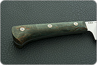 Нож Пчак-Н накладки стабилизированная карельская береза, 100х13м, цельнометаллический : фото 5