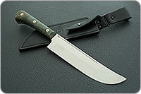 Нож Пчак-Н накладки стабилизированная карельская береза, 100х13м, цельнометаллический : фото 10