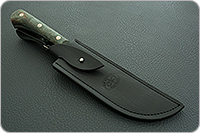 Нож Пчак-Н накладки стабилизированная карельская береза, 100х13м, цельнометаллический : фото 11