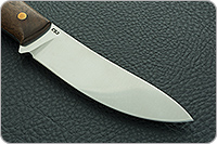 Нож Горностай ЦМ накладки орех, 100х13м, цельнометаллический : фото 4
