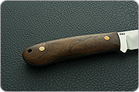 Нож Горностай ЦМ накладки орех, 100х13м, цельнометаллический : фото 5