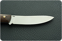 Нож Горностай ЦМ накладки орех, 100х13м, цельнометаллический : фото 7