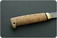 Нож Финка-5 карельская береза, zdi-1016, латунь : фото 5