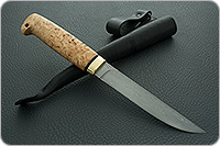 Нож Финка-5 карельская береза, zdi-1016, латунь : фото 9