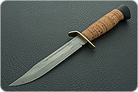 Нож Штрафбат береста, zdi-1016, текстолит-латунь : фото 2