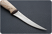 Нож Фишка (Fish-ka) карельская береза, 100х13м, текстолит : фото 2