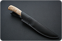 Нож Фишка (Fish-ka) карельская береза, 100х13м, текстолит : фото 6