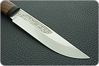 Нож Шашлычный средний орех, s390, текстолит : фото 4