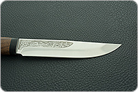 Нож Шашлычный средний орех, s390, текстолит : фото 7