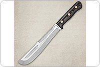 Мачете Ицыл (микарта, G10) накладки g10, 95х18, цельнометаллический : фото 2