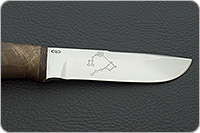 Нож Полярный орех, 100х13м, текстолит : фото 5