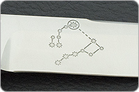 Нож Полярный орех, 100х13м, текстолит : фото 6