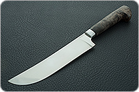 Нож Пчак стабилизированная карельская береза, 95х18, алюминий : фото 2