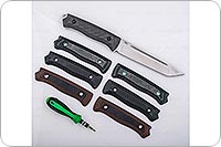 Ронин накладки микарта, 95х18, цельнометаллический : фото 6