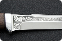 Нож Клык орех, 95х18, алюминий : фото 4