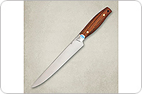 Кухонный нож Разделочный накладки орех, 95х18, алюминий : фото 2