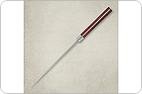 Кухонный нож Разделочный накладки орех, 95х18, алюминий : фото 3