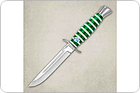 Финка-2 Пограничные войска оргстекло, 95х18, алюминий : фото 2