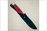 Финка-2  стабилизированная карельская береза, 95х18, алюминий : фото 5