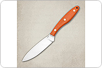 Нож Канадский малый (траппер) накладки микарта, 95х18, цельнометаллический : фото 2