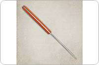 Нож Канадский малый (траппер) накладки микарта, 95х18, цельнометаллический : фото 3