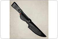 Нож Канадский малый (траппер) накладки микарта, 95х18, цельнометаллический : фото 5