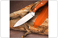 Нож Канадский малый (траппер) накладки микарта, 95х18, цельнометаллический : фото 6