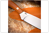 Нож Канадский малый (траппер) накладки микарта, 95х18, цельнометаллический : фото 8