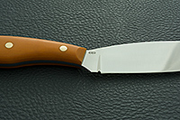 Нож Канадский средний (траппер) накладки микарта, 95х18, цельнометаллический : фото 8