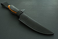 Нож Канадский средний (траппер) накладки микарта, 95х18, цельнометаллический : фото 11