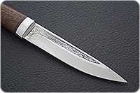 Нож Пескарь орех, elmax, алюминий : фото 2