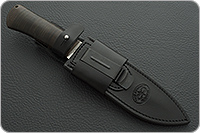 Нож Скорпион наборная кожа, 50х14мф, текстолит : фото 7