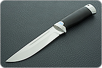 Нож Бекас граб - черное дерево, 100х13м, нержавеющая сталь : фото 2