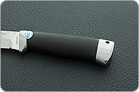 Нож Бекас граб - черное дерево, 100х13м, нержавеющая сталь : фото 6